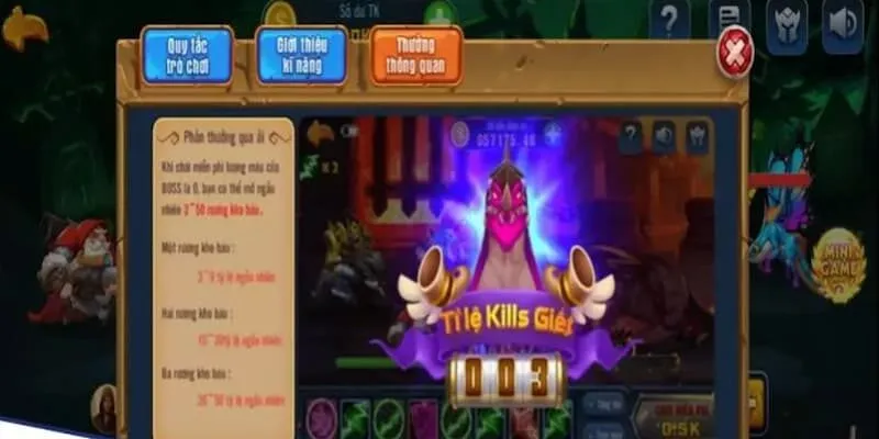 Giá trị trả thưởng trong game nổ hũ Ma Thú WOW tại 68 Game Bài