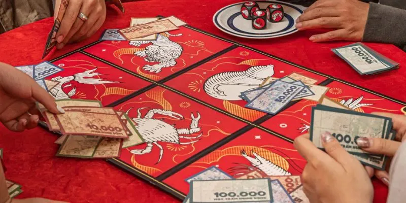 Biết cách cược theo số đông trong hướng dẫn cách chơi Bầu Cua