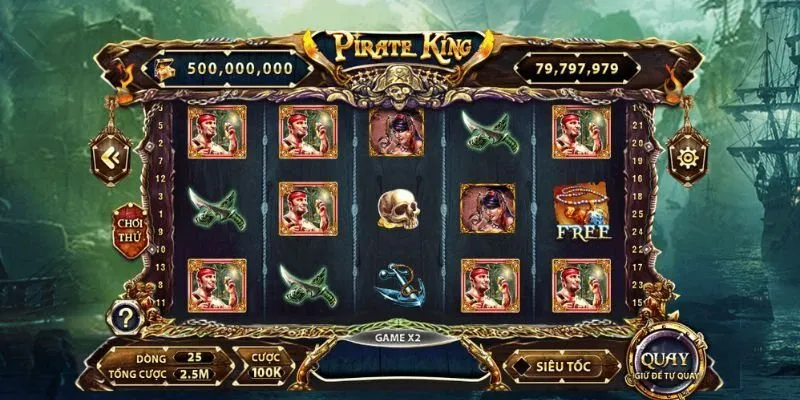 Hội viên cần nắm rõ các biểu tượng trong Pirate King khi tham gia tại 68gamebai