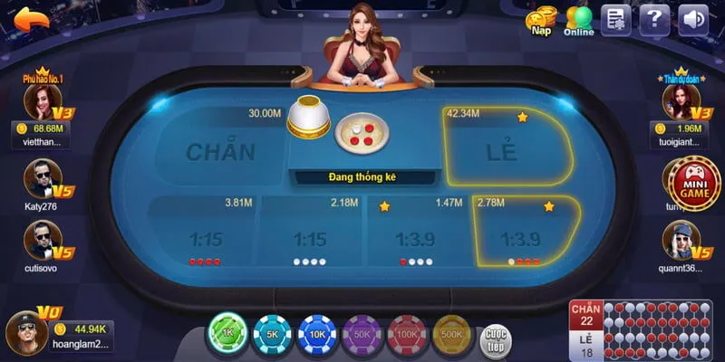 Xóc đĩa 68 game bài có mức thanh toán thưởng rất cao